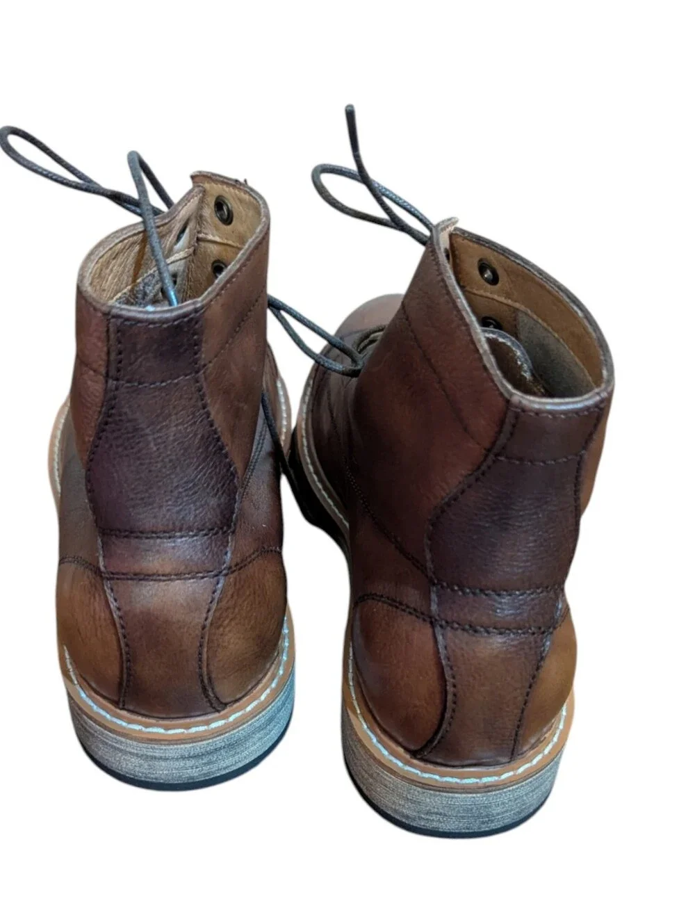 New Triboots Crest Of The Nightfall Handmade Quality Leather Lace Up Bootsbsz 10